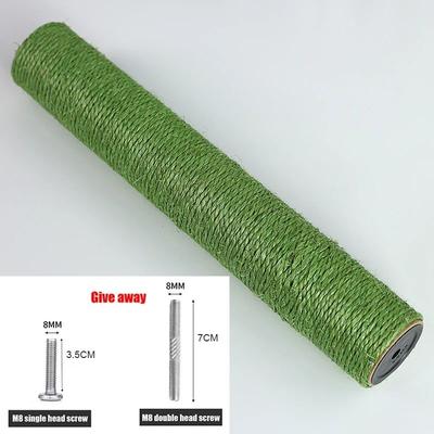 Inspired Living Cat Scratching Post Replacement With Natural Sisal And M8 Screw Fit green Sisal Column 30x6.5cm