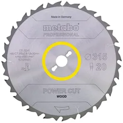 Metabo, Sägeblatt, Kreissägeblatt HW/CT 35
