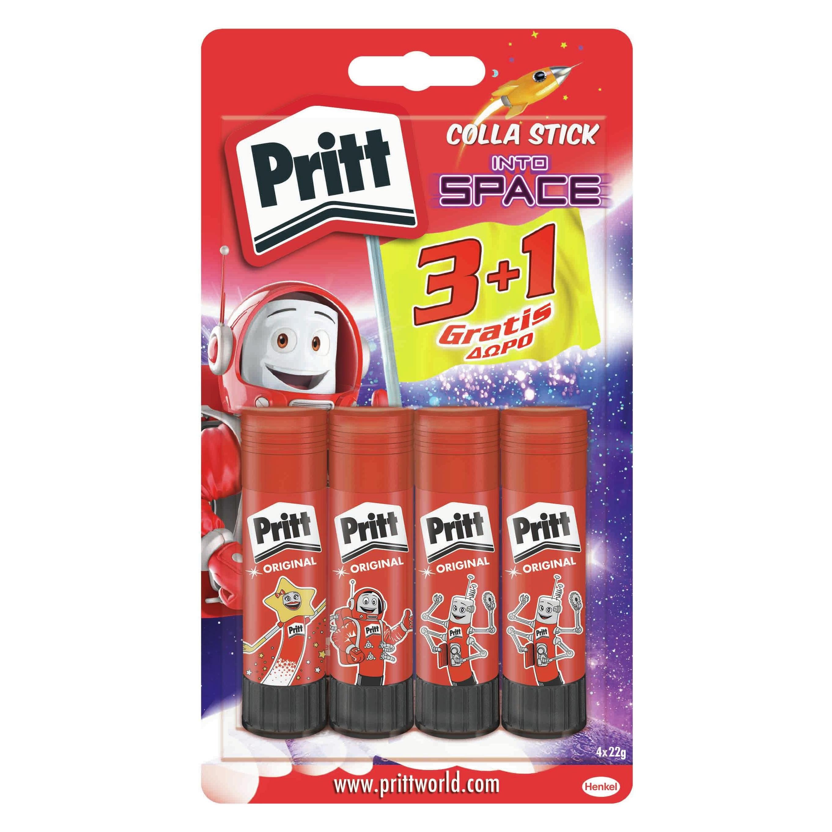 Henkel Pritt Klebestift 22g - bl 3+1 Frei (22 g) (1492372)