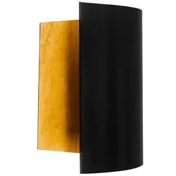 EGLO Wandleuchte Falicetto Alu, Eisen, Stahl & Metall Gold, Schwarz Gold /