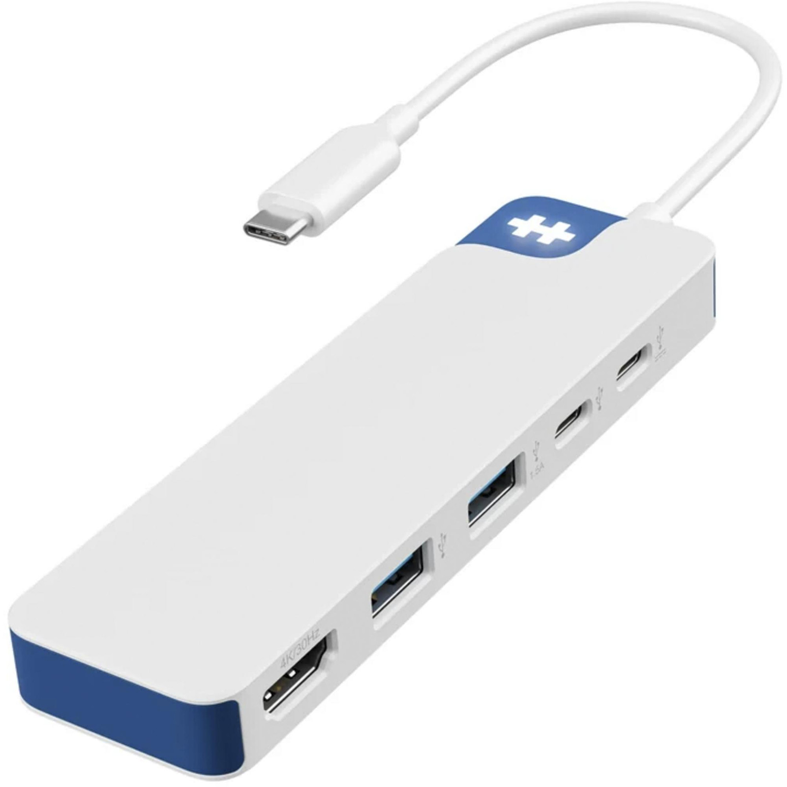 HyperDrive Flex 5-poorts USB-C hub, blauw