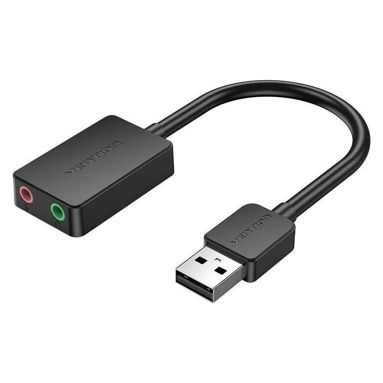 Vention External sound card USB 2.0 CDYB0 2-port 0.15m (USB) (CDYB0)