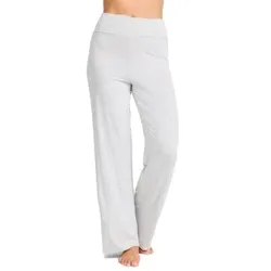Damella Bamboo Lounge Pants Graumelliert Bambus Small Damen