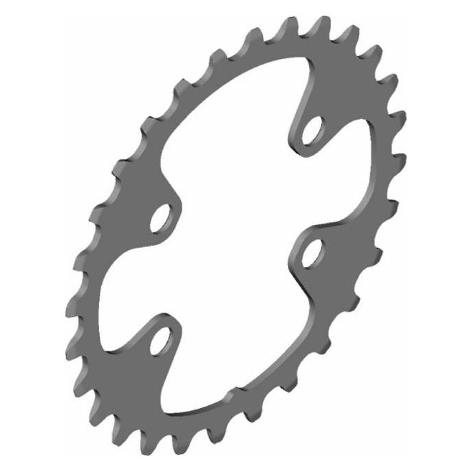 Shimano Kettenblatt FC-M6000 24 Zähne BE (24) (Y1WD24000)