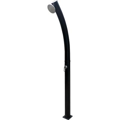 Gartendusche SUMMER FUN, schwarz, B:17cm H:40cm L:117cm, Kunststoff, Outdoorduschen