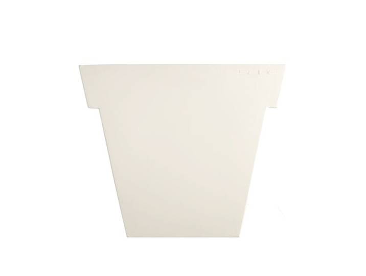 SLIDE vase étroit IL VASO (Blanc H 55 - Polyéthylène)