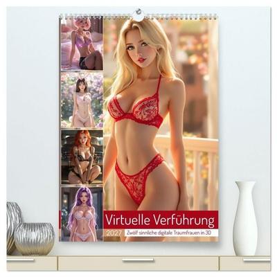 Virtuelle Verführung (hochwertiger Premium Wandkalender 2027 DIN A2 hoch), Kunstdruck in Hochglanz