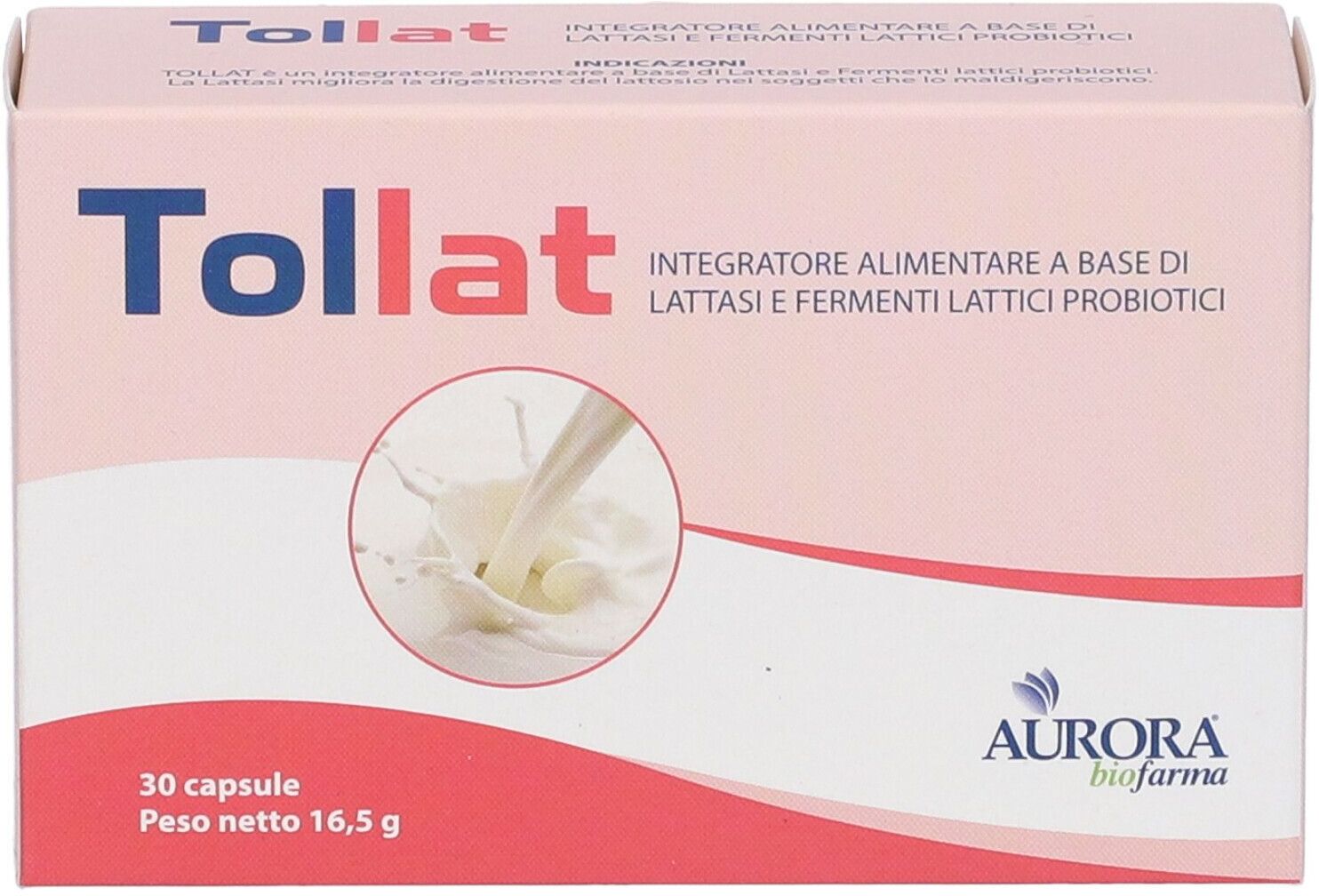 AURORA BIOFARMA Srl Aurora Biofarma, Tollat, 30 capsule