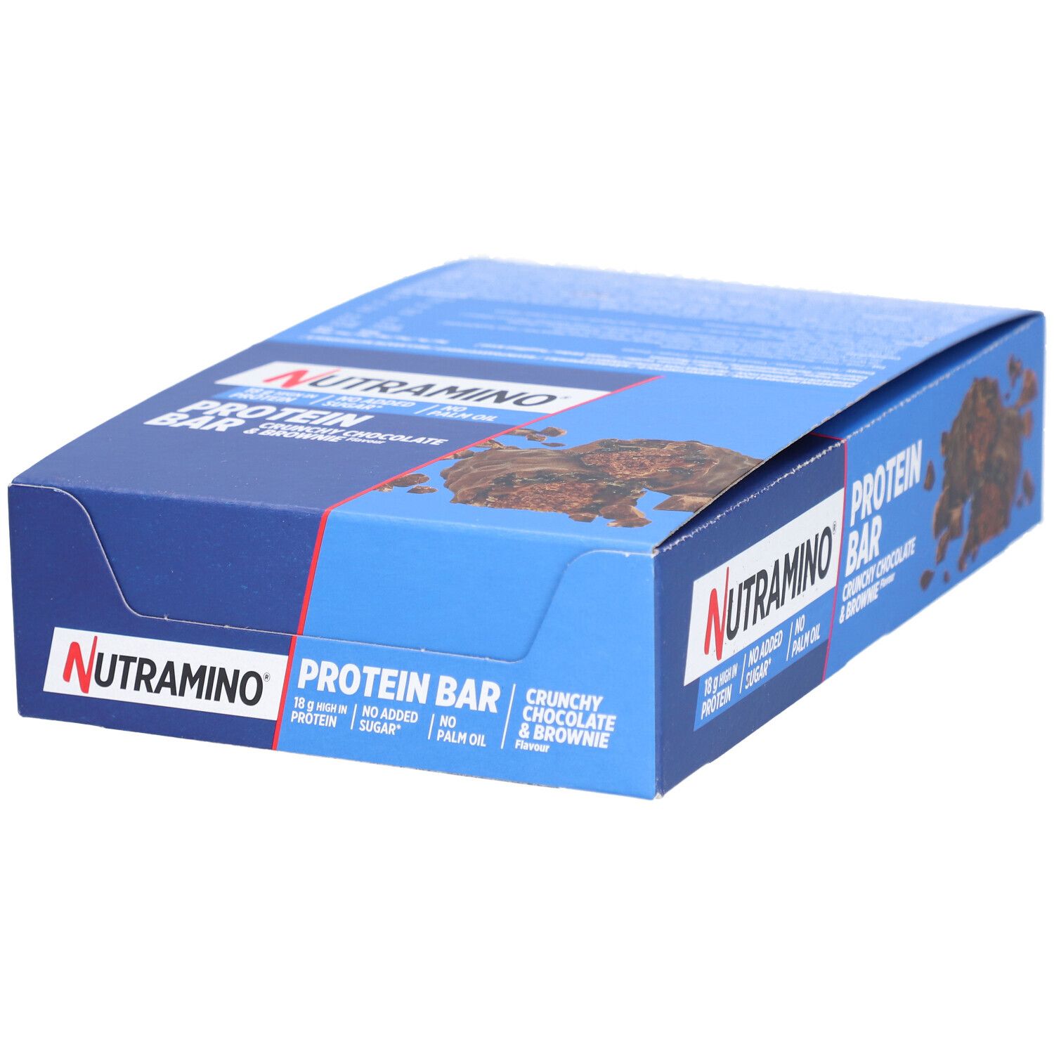 Nutramino Protein Bar 55G Crispy Chocolate Brownie 12x55 g Riegel