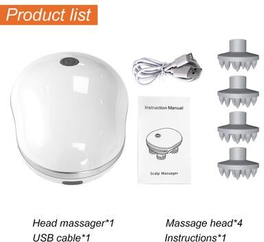 Healfit Counter Deep Tissue Electric Scalp Head Massager, Vibrating Shoulder Neck Arm Leg Relax, Kneading Cat Pet Massage without Box