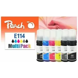 Peach PI200-941 Druckerpatrone 6 Stück(e) Original Standardertrag Schwarz, Cyan, Grau, Magenta, Gelb