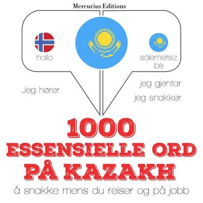 1000 essensielle ord på Kasakh - JM Gardner, Audio, 9782821126121