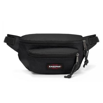 Bauchtasche EASTPAK "DOGGY BAG", Damen, Gr. B/H/T: 27cm x 18cm x 9cm, schwarz, Polyamid, Taschen, Umhängetasche, Crossboday Bag mit Zwei-Wege Reißverschluss