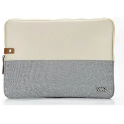 We-Vibe HOUSSE sleeve PC 14,1 " bicolore Beige/Gris, protection antchoc, attache antiv (14.10"), Notebooktasche, Grau, Beige