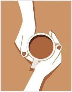 Inspired Living Coffee Guide Canvas Print Coffee Menu Poster For Cafe Wall Decor 50x70 Cm No Frame 10