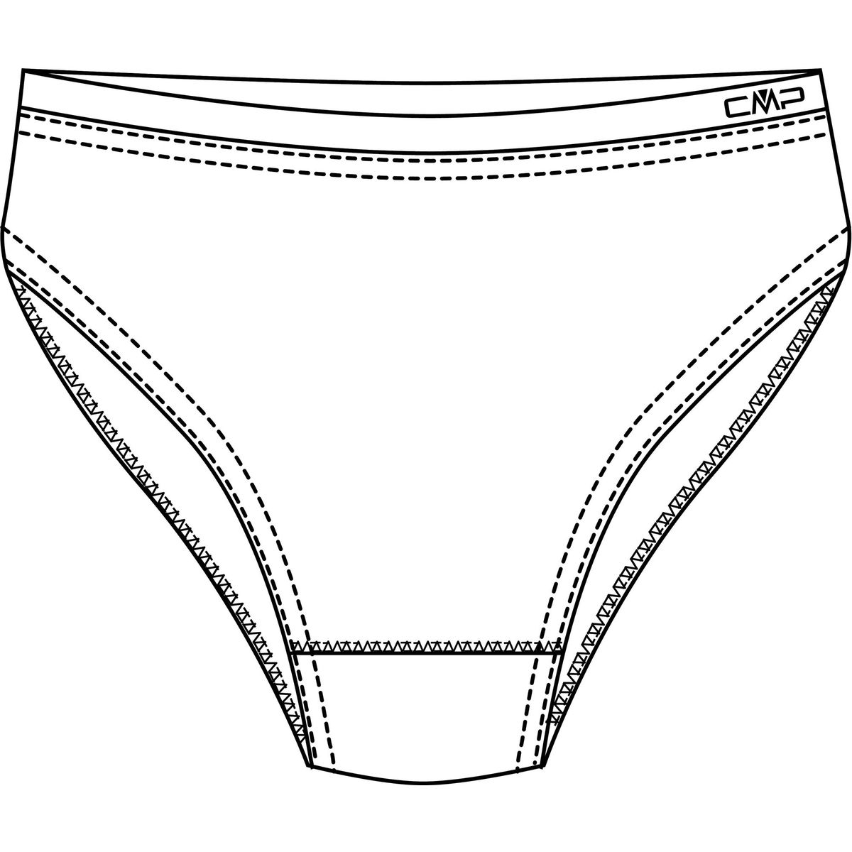 CMP Woman Underwear Slip bianco (A001) 46 3Y92446-A001-46