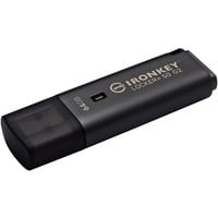 IronKey Locker+ 50 G2 64 GB, USB-Stick anthrazit, USB-A 3.2 Gen 1