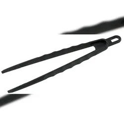 FACKELMANN Steakpinzette Mehrzweckzange ergonomischer Griff Schwarz