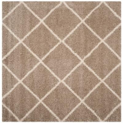SAFAVIEH Hudson Shag Estella Diamond Trellis 2-inch Thick Rug
