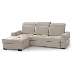 ECKSCHLAFSOFA Alex Mini beige links