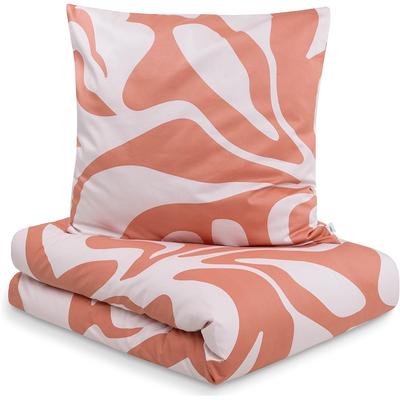 Bettwäsche S.OLIVER "s.Oliver Satinbettwäsche", apricot, B/L: 140cm x 200cm, 1 Stk., 1 Stk., Mako-Satin, B/L: 70cm x 90cm, 2, Mako-Satin, Obermaterial: 100% Baumwolle, Bettwäsche, Bettwäsche, modernes Botanical-Design