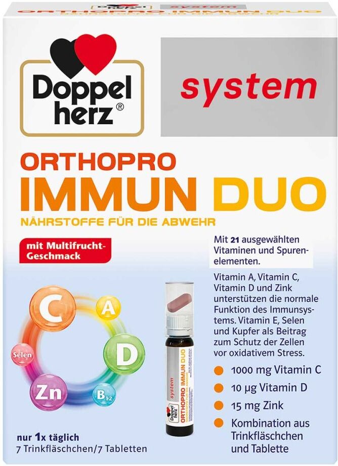 Doppelherz Orthopro Immun Duo System Trinkampullen 7stk