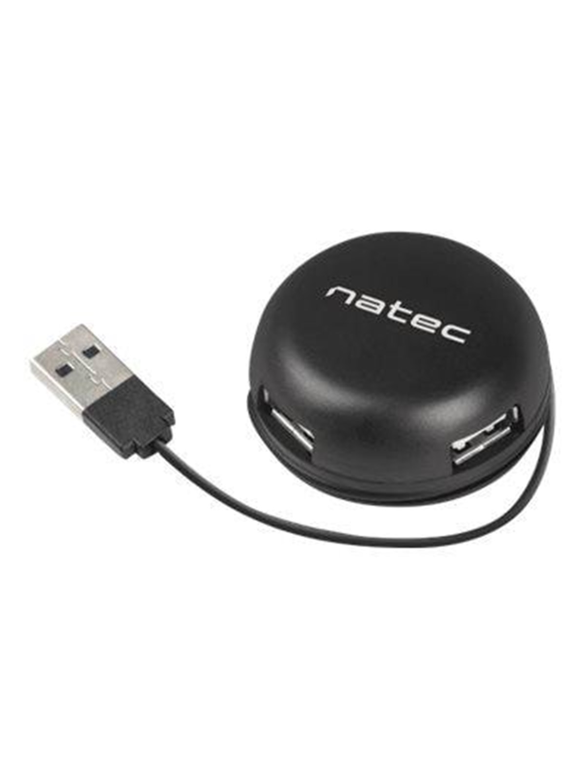 Natec Bumblebee - hub - 4 ports USB-Hubs - 4 - Schwarz