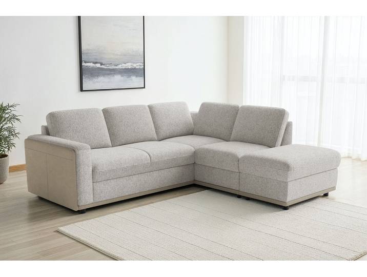 sit&more Cordoba L-Form, B: 232 cm, optional Schlaffunktion & Stauraum Couch mit XXL-Komfort, großzügige Sitzfläche