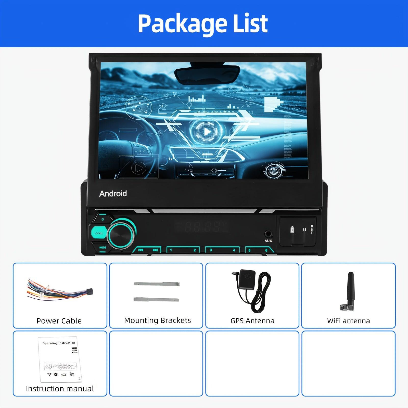 Selius Autoradio - Single DIN Multimedia Speler - Car Stereo