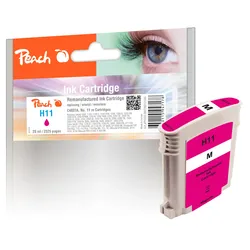 Peach Tintenpatrone magenta kompatibel zu HP No. 11 m, C4837A