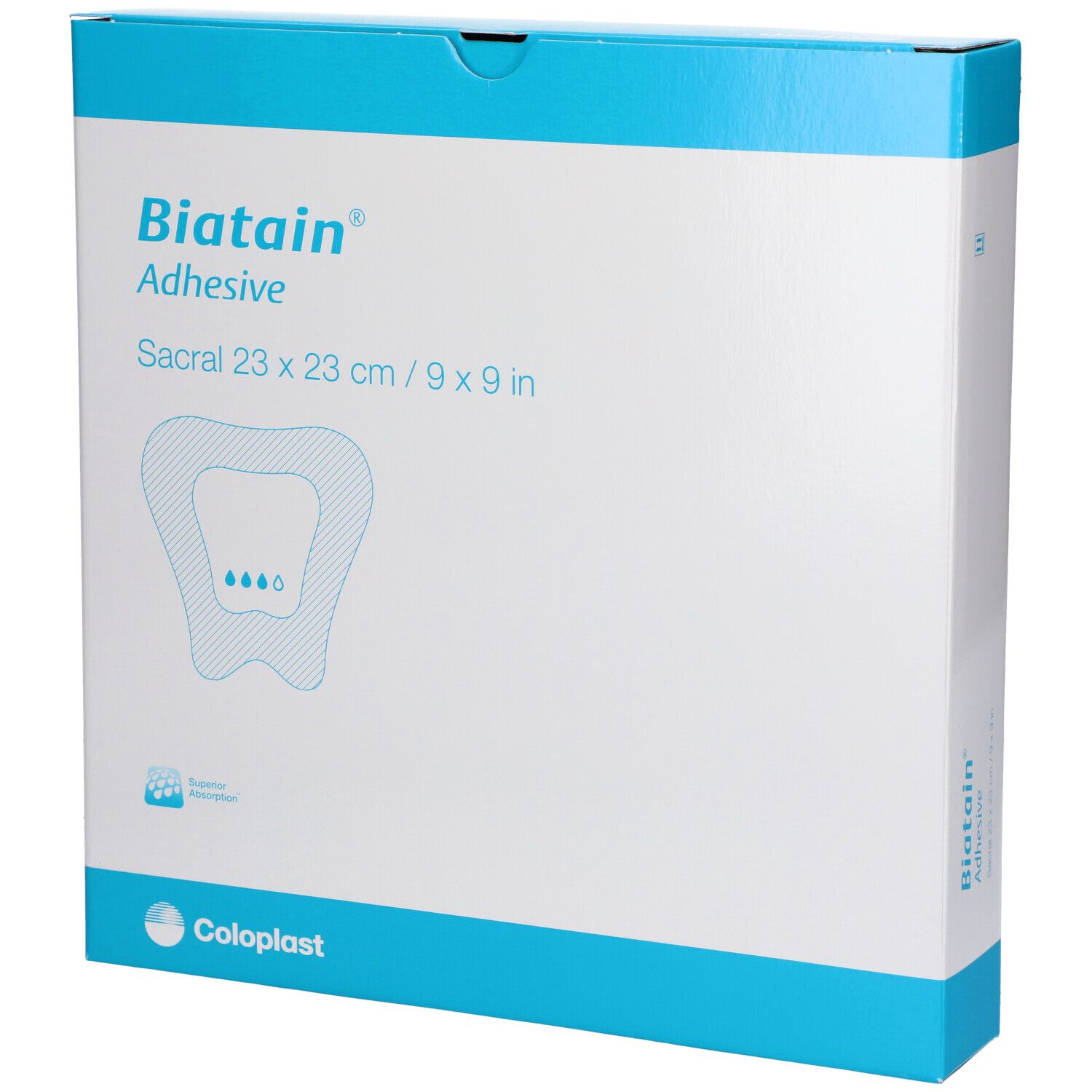 Biatain Schaumverband Sakrum 23x23 cm selbst haft. 5 St Verband