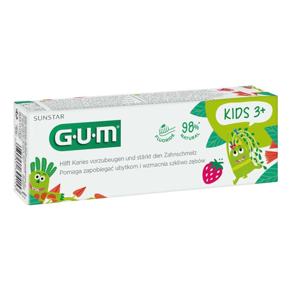 Sunstar Deutschland GmbH GUM Kids Zahngel 3+ 1000 Ppm 18601243