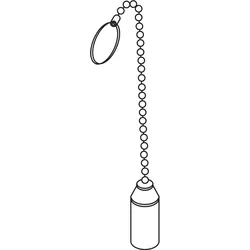 Hansgrohe Kette für Metris Waschtisch-/ Bidetmischer, 97109000 97109000