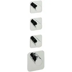 Herzbach CEO XL 3 Thermostat Unterputz 4 Blenden, 36.523015.1.01 36.523015.1.01