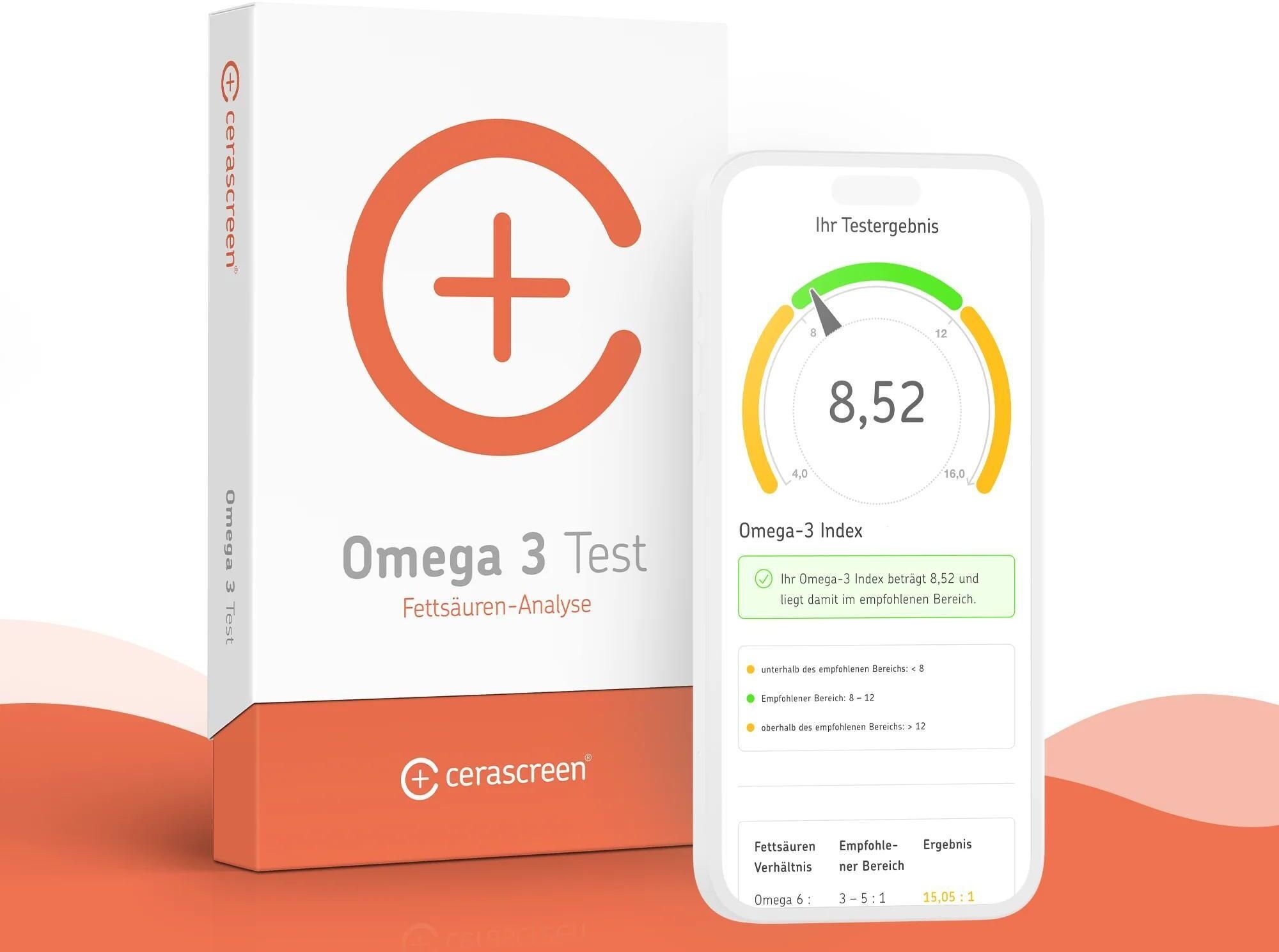 Cerascreen Omega-6/3 Test 1 St