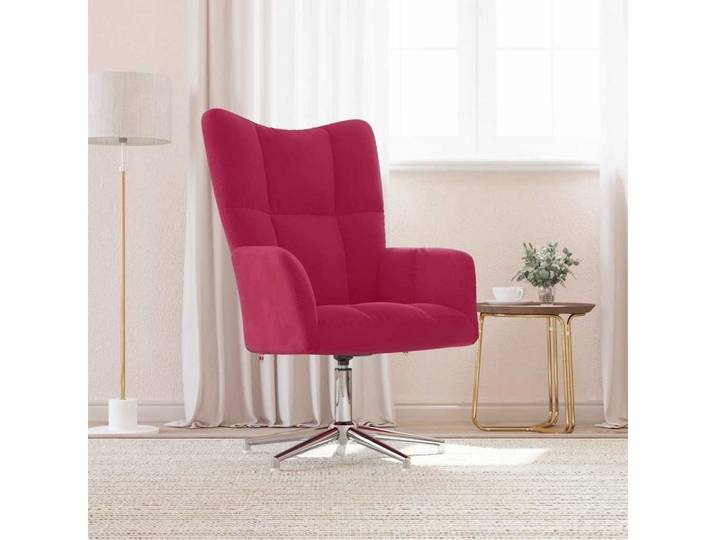vidaXL Relaxsessel, Relaxsessel Weinrot Samt