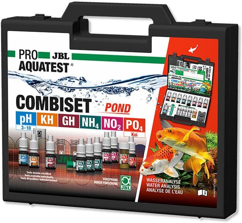 Teich-Wassertest JBL "Combi-Set Aqua Pro", bunt, Test-Kits, Teich-Wassertest bunt Einheitsgröße