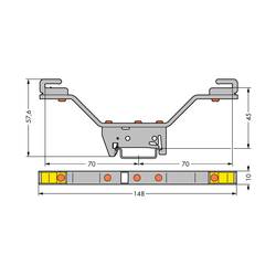WAGO 790-311 Sammelschienenhalter 10 St.
