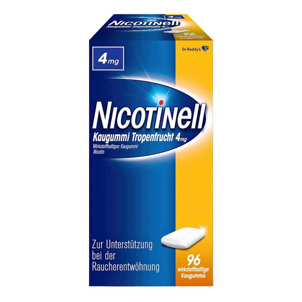 Cooper Consumer Health Deutschland GmbH Nicotinell Kaugummi 4 mg Tropenfrucht 09916717