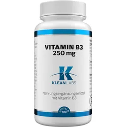 Vitamin B3 250 mg Klean Labs 100 ST