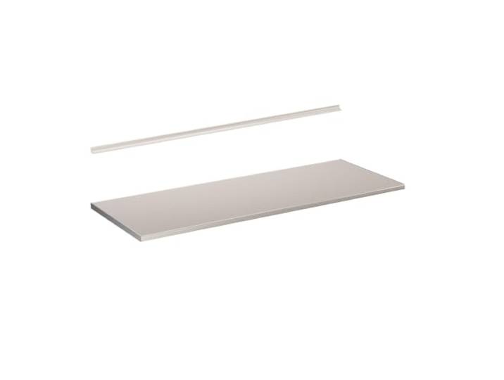 Vicco Arbeitsplatte R-Line , Satin 160 cm geeignet zur Montage auf Unterschränken und Arbeitsbereichen