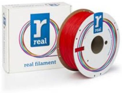 Filamentos 3D REAL 3D Filamento PETG 1,75 mm Rojo (1 kg)