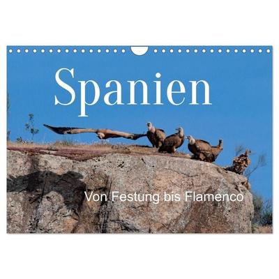 Von Festung bis Flamenco (Wandkalender 2027 DIN A4 quer), CALVENDO Monatskalender