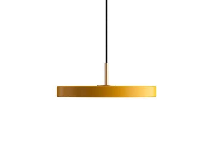 UMAGE - Asteria Mini LED-Pendelleuchte, Messing / safrangelb