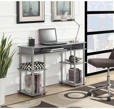 Convenience Concepts Designs2Go No Tools Student Desk with Shelves