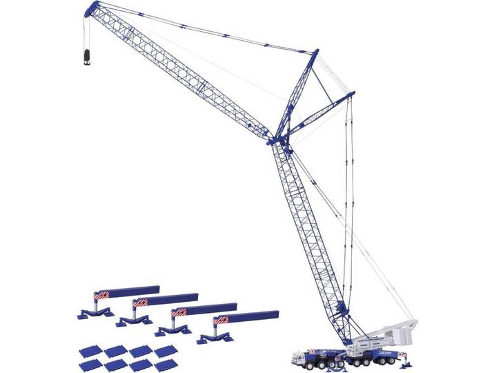 Kibri Modelleisenbahn-Straße H0 Liebherr LG 1550 Breuer & Wasel 13061