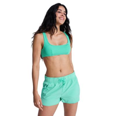 Badepants ROXY "Roxy Wave 2", Damen, Gr. XL, grün (katydid), Polyester, Badehosen