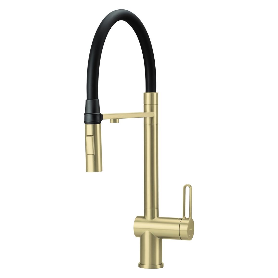 Deante Küchenarmatur mit Wasserfilteranschluss mit flexiblem Auslauf (BRM_R75M)
