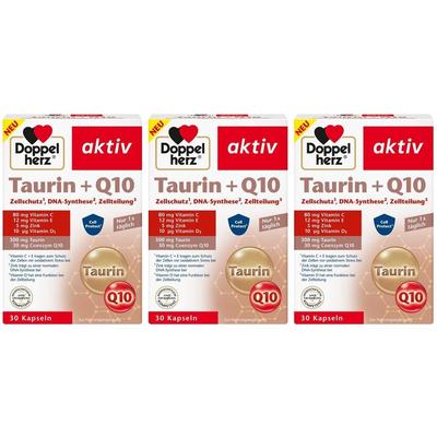 Doppelherz Taurin+Q10 Kapseln 3x 3x30 St