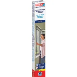 tesa Fliegengitter Insect Stop Clip On anthrazit 1,2 x 1,4 m